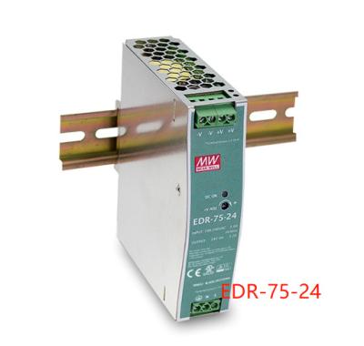 China Mean Well Brand DIN Rail Power Supply EDR-75 EDR-120 EDR-150 for sale