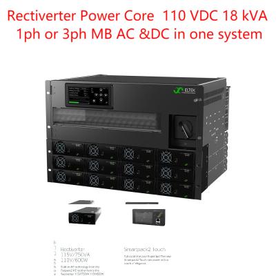 Cina Centrale elettrica del centro 110vdc Eltek Rectiverter 18 KVA 24kw 230v Flatpack di potere in vendita