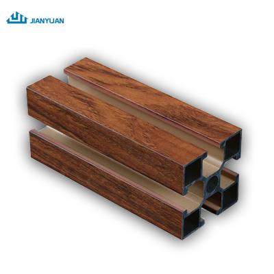 China door & Window Stock Sale Aluminum Profiles Grain Profiles Wood Frame Material for sale