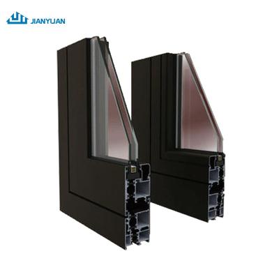 China door & Window Spray Aluminum Profiles Price Aluminum Powder Coating Aluminum Window for sale