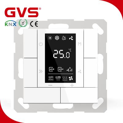 China Multifunctional KNX Smart Home / Building Automation System K-Bus KNX Modules Temperature Panel HVAC Floor Heating AC KNX Thermostat 55mm Home Automation NEW KNX / EIB GVS for sale