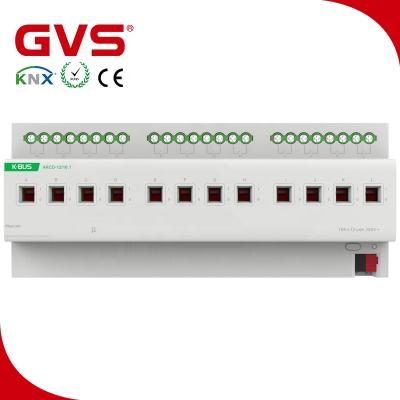 China Latest GVS 4 8 12 24 Times Channels 6A 10A 16A 20A Smart Home Automation System KNX Changeover Switch Actuator K-bus KNX/EIB for sale