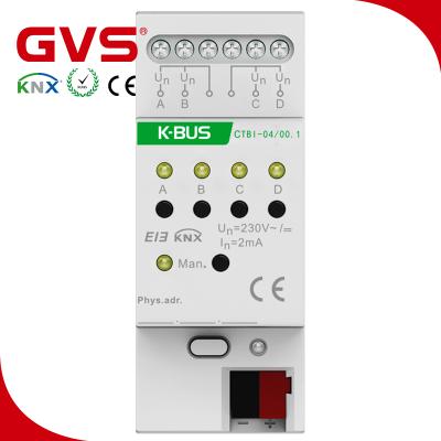 China 2019 Smart Home OPEN Automation KNX 4 China Manufacturer GVS K-bus KNX/EIB Remoto Control Protocol Quadruple Times Binary Input CTB1-04/00.1 for sale