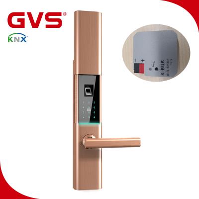 China One First KNX Door Lock China KNX/EIB GVS K-Bus Smart Home System Fingerprint Card Digital Keypad KNX Integrate Door Lock Smart KNX Integrate Door Lock Smart for sale