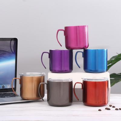 China Business 304 Stainless Steel Mug Cup Coffee Mug With Handle Water Cup for sale