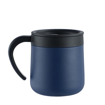 China 2021 Hot Selling 304 Stainless Steel Double-layer Viable Hot Vacuum Mug Creative Office Coffee Mug Tumbler for sale