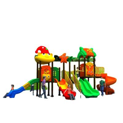 China Plastic Funny Play Equipment Ground Playground Outdoor Playground Equipment Set for sale