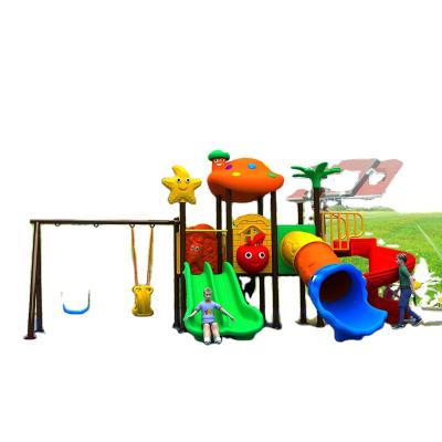 China Commercial Outdoor Plastic Playground Swingset Plastic Outdoor Playground for sale