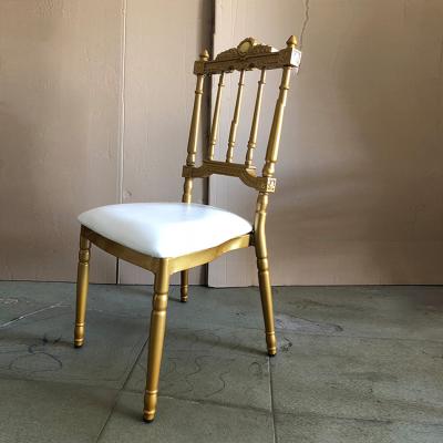 China Clear Adjustable Resin Napoleon Wedding Chair (The Other) Wedding Dining Chairs Metal for sale