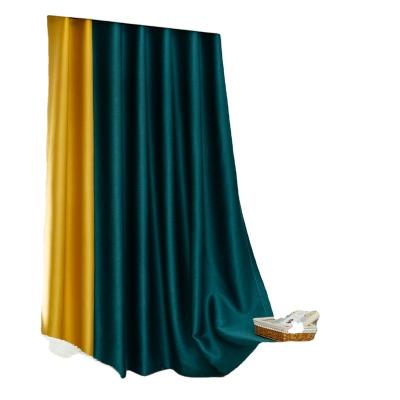 China The curtain imitation linen fabric all our website selling by the factory supply ready stock jacquard blackout windows curtains and drapes for sale