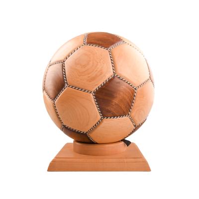 China American style selling well football and wooden football with basic wholesaler home decoration for sale