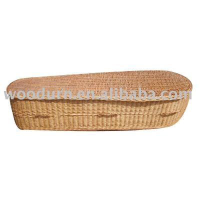 China European style wicker caskets for sale