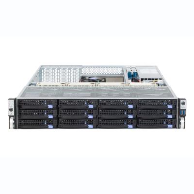 China High Density GPU Support Machine Learning 2GPU Cards Rack Computer-intensive Server H6212-S9 for sale