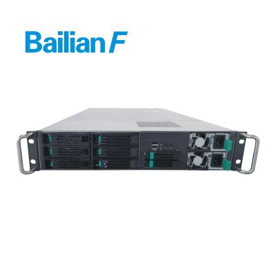 China With fan 2U dual card GPU server artificial intelligence AI with motherboard DDR4 platform barebone server for sale