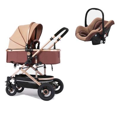 China Oxford Baby Pram Carriage 3 In 1 Price Multifunctional Cheap Baby Stroller With Baby Carry Basket for sale