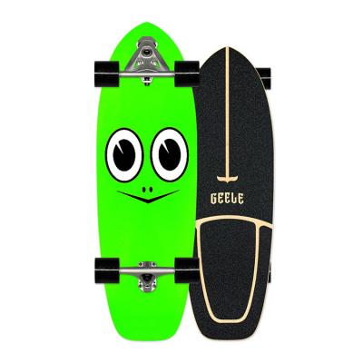 China Popular Hot Selling Youth Designs Carver Wooden Deck Outdoor Surfskate Surfskate CX7 Truck Skateboard In Stock for sale