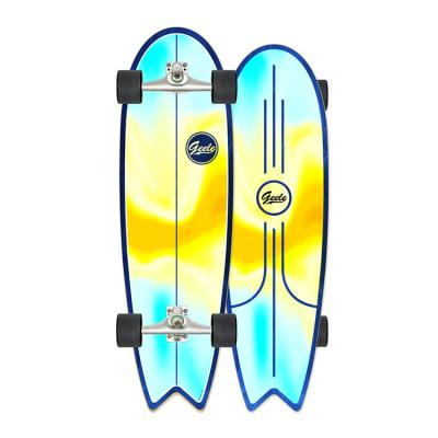 China CX4 Youth Trucks Beginner Skiers Practice No-pedal Skateboard Land Surfboard Surfboard for sale