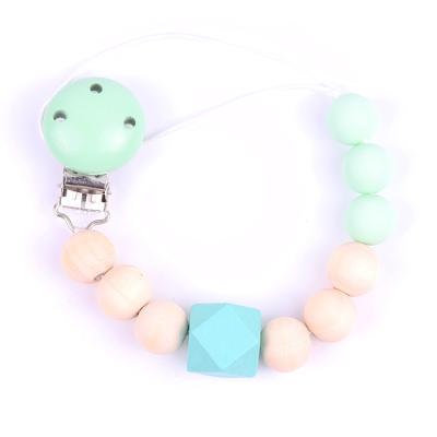 China Toy Factory Baby Pacifier Clip Chain Cute Baby Teether Chain Cute Rattle Waist Beads Belly Chain for sale