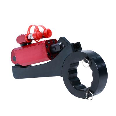 China Loosen and Tighten Bolts and Nuts Factory Sale Easy Combine Low Profile Hydraulic Torque Wrench 15000Nm for sale