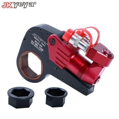 China Loosen and tighten bolts and nuts M24-M125 hydraulic hollow torque wrench for sale