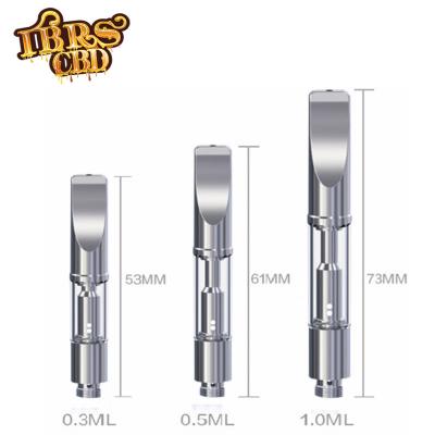 China A3 Glass Atomizer dual coil CBD oil Cartridge for sale