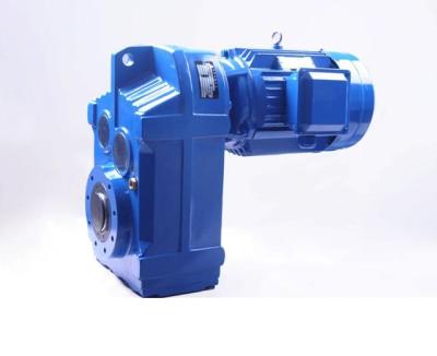 China Metallurgy F series-parallel shaft helical gearbox with 3 phase electric motor for sale