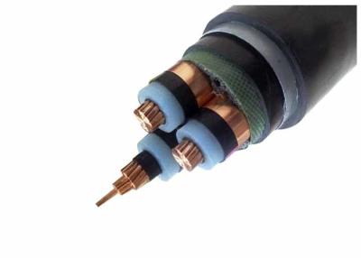 China Cinta de acero del voltaje del cableado acorazado flexible medio del cable CU/XLPE/STA/PVC de 3 fases en venta