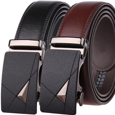 China Real classic fashion leather embossed belt for sale