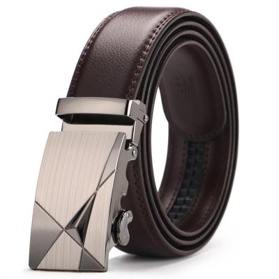 China Newest Fashion Business Men Style Germany Cowhide Top Grain Leather Belt for sale