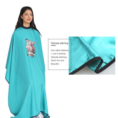 China Hair Stylist Cutting Cape Salon Nylon Capes Cutting Custom Hairdressing Cape for sale