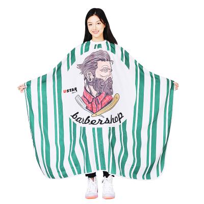 China Custom Printed Hair Stylist Cape High Quality Hair Salon Cutting Cape Cutting Cape for sale