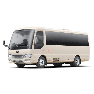 China Yutong T7 Brand High Quality And Hot Sale New Gasoline Vehicles 10/16 Seats Fabric Mini Bus Seat Luxury Mini Bus < 4L for sale