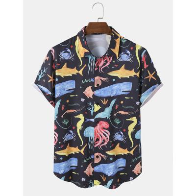 China Anti-pilling hot manufacturer Price Designer Wholesale plus size mens graphic shirts for sale