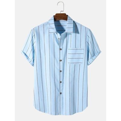 China Anti-pilling manufacturers direct sale summer pattern design vacation leisure men's shirts for sale