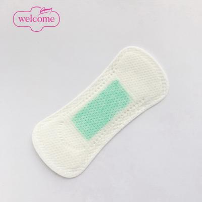 China Breathable I Time Disposable Pads Daily Natural 100 Cotton No Scent Light Absorbency Ion Panty Liners for sale