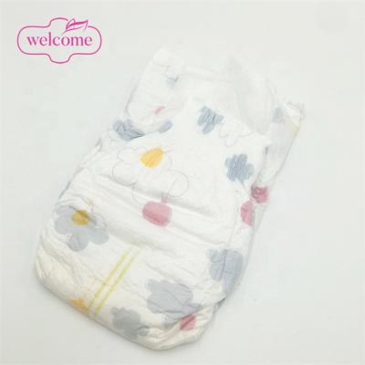 China Running Baby Printed Non-Reusable Non-Branded Cloth Spell Diaper Pants Baby Pull Upbaby Diapers Cotton for sale