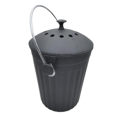 China CS01-BF21085 Sustainable Eco Recycled Material Household Indoor Kitchen Waste Rubbish Recycle Food Waste Compost Bin For Countertop for sale