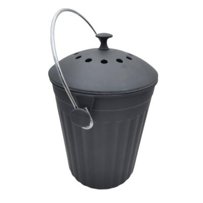 China Hot Selling Sustainable Food CS01-BF21085 Factory Price Bamboo Compostable Waste House Waste Bin for sale