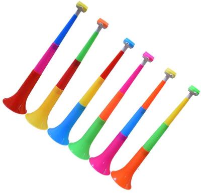 China Promotion Party Horns Children Trumpet Toy Instrument Vuvuzela Collapsible Horn for Sports Party for sale