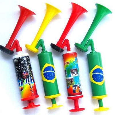 China Eco-Friendly Encouraging Handheld Air Horn Air Horn Pump Loud Noise Maker Large Safety Parties Sports Event Supporters for sale