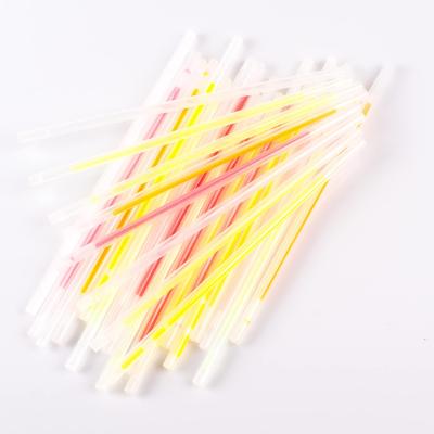 China Glow Stocked Luminous Drinking Straws Light Up Stick Straw Assorted Color Party Packs for sale