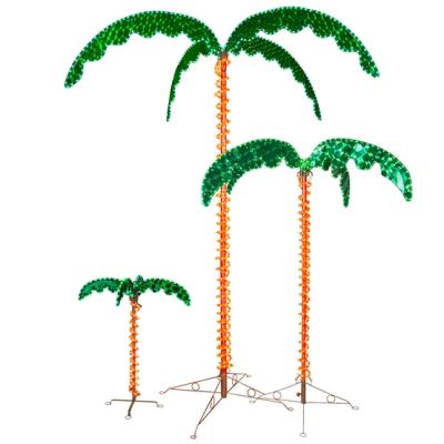 China Environmental Friendly Luxury Rope Light Led Holographic Palm Trees Rope Light Decoration For Indoor And Outdoor for sale