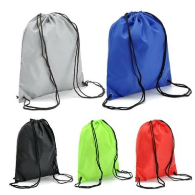 China Wholesale Portable Custom Drawstring Bags Eco-friendly Fabric Drawstring Bag With Logo For Gym Sports Drawstring Backpack for sale