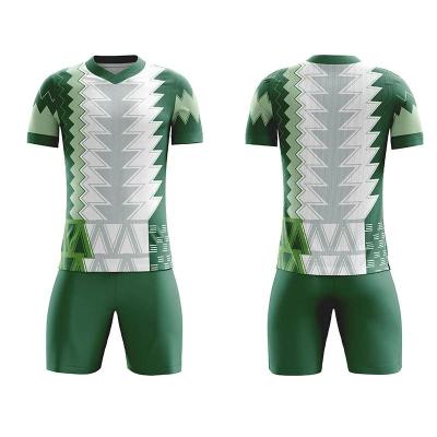 China Wholesale quick dry material team soccer futbol uniforms European adults soccer custom futbol uniforms for sale