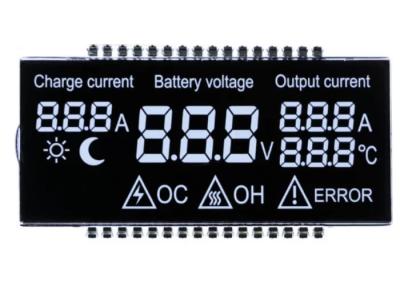 Cina Display LCD ad alta contrasto modulo VA pannello di visualizzazione negativo 3.3V 7 segmento in vendita