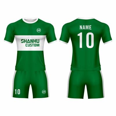 China Cheap Mens Team Sport Training Jersey Uniform Kits Sets Factory Custom Factory Football Soccer Kit for sale