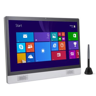 China electromagnetic writing 21.5 inch LCD touch screen all in one PC with passive pen 21 inch IPS for sale