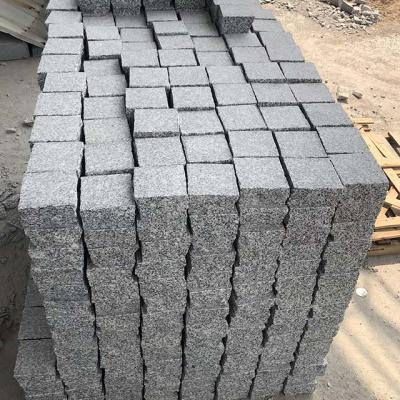 China Modern Large Slot G655 Gray Granite Smooth Natural Outdoor Paver Cobblestone For Walkway Road Patio for sale