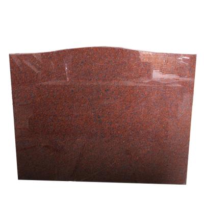 China New Zealand Granite Headstone Headstone Modern Imperial Red Slab for sale