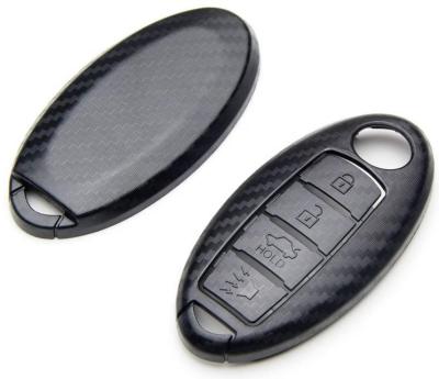 China Non-toxic ABS Car Smart Key FOB Cover With Colorful Carbon Fiber Pattern Case for sale